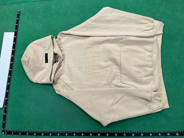 Fear of God ESSENTIALS logo hoodie and joggers product detail image 3