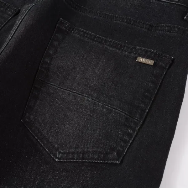 Amiri Distressed White Slim Fit Jeans - 10