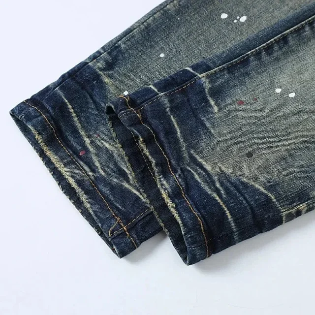 Purple Jeans Slim-Fit Distressed product detail image 8