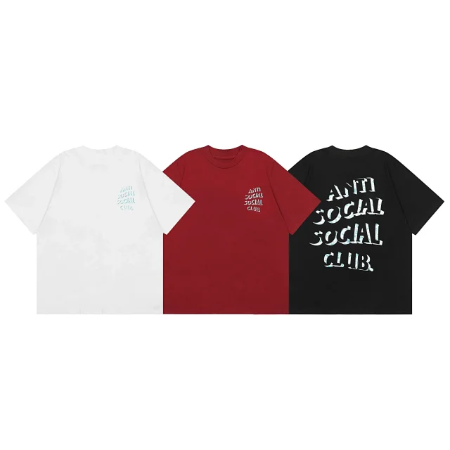 Anti Social Club T-Shirts Logo Graphic Print product detail image 2