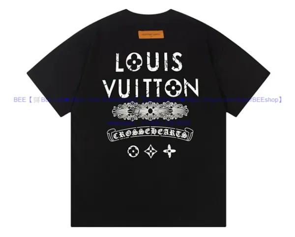 Louis Vuitton Graphic Print Black T-Shirt - 12