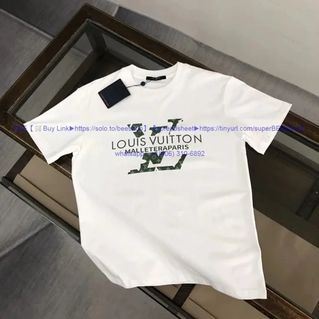 Louis Vuitton T-Shirts Short-Sleeve Crew-Neck Graphic product detail image 45