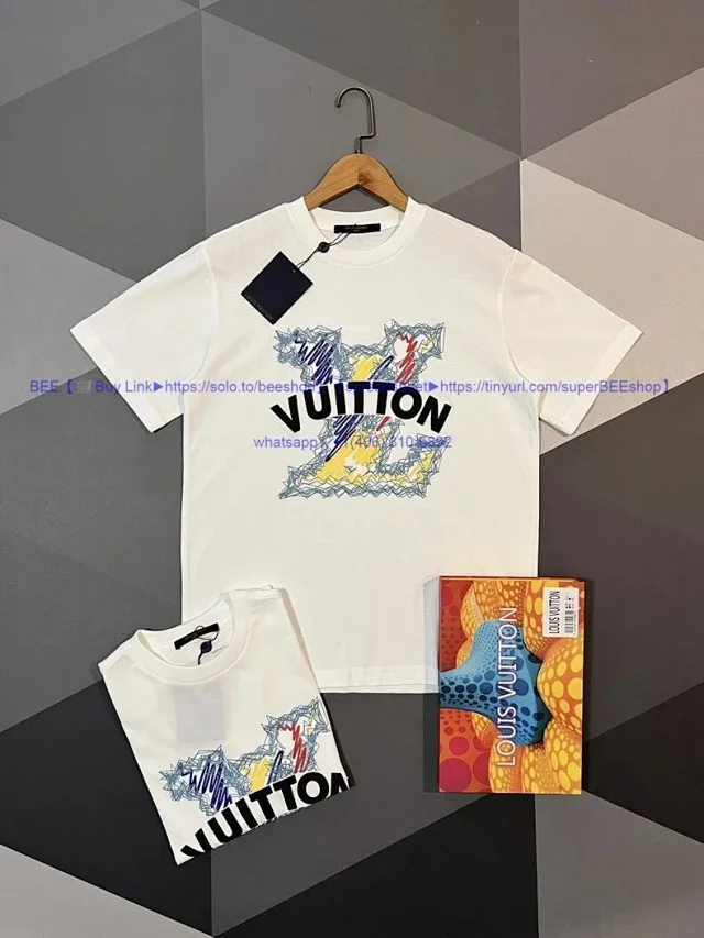Louis Vuitton T-Shirts Short-Sleeve Crew-Neck Graphic product detail image 50