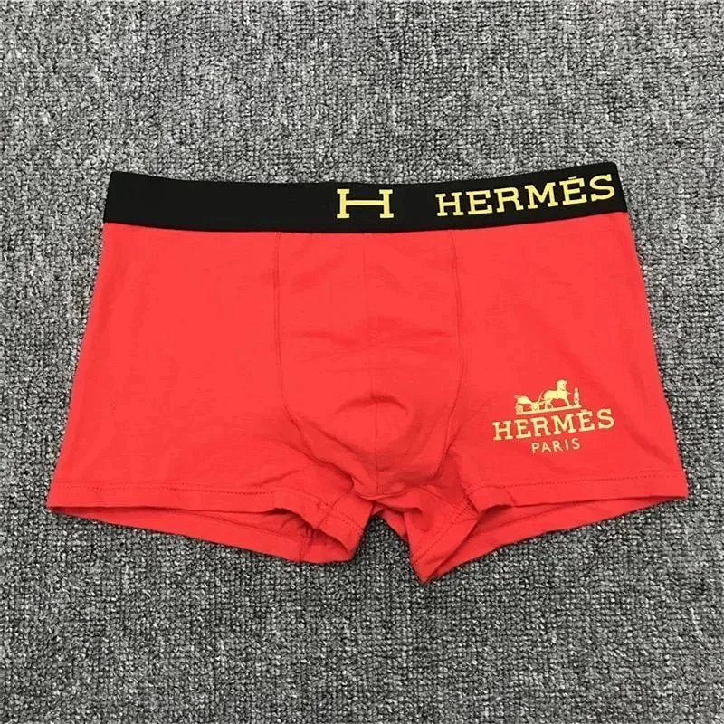 Hermès Logo Print Yellow Boxer Briefs Underwear product detail 8 in Litbuy spreadsheet finds