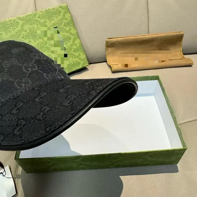 Gucci Hats GG monogram jacquard baseball cap with Web stripe product detail image 9