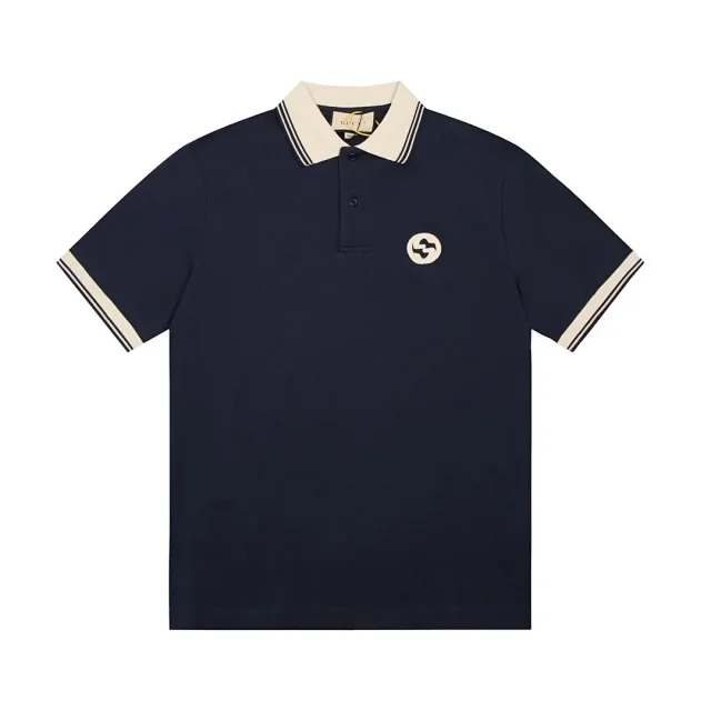 Gucci T-Shirts Short-Sleeve Logo Print T-Shirt product detail image 9