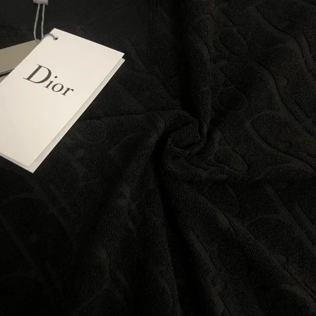 Dior T-Shirts Oblique-pattern crew-neck product detail image 6