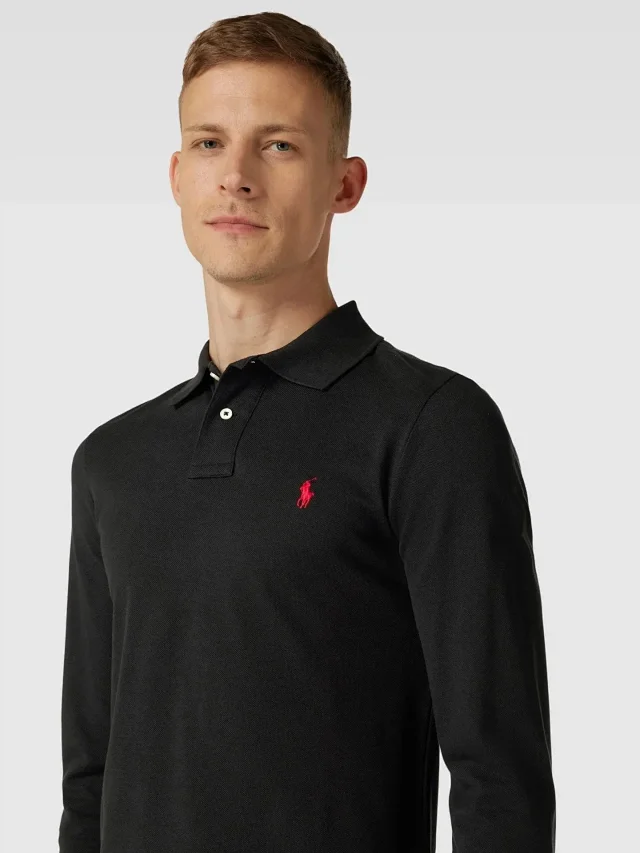 Ralph Lauren Shirts Custom Fit Long-Sleeve Polo Shirt product detail image 5