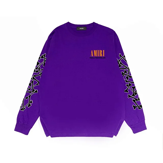 AMIRI Hoodies & Sweatshirts Bone-Print Crewneck Sweatshirt product detail image 7