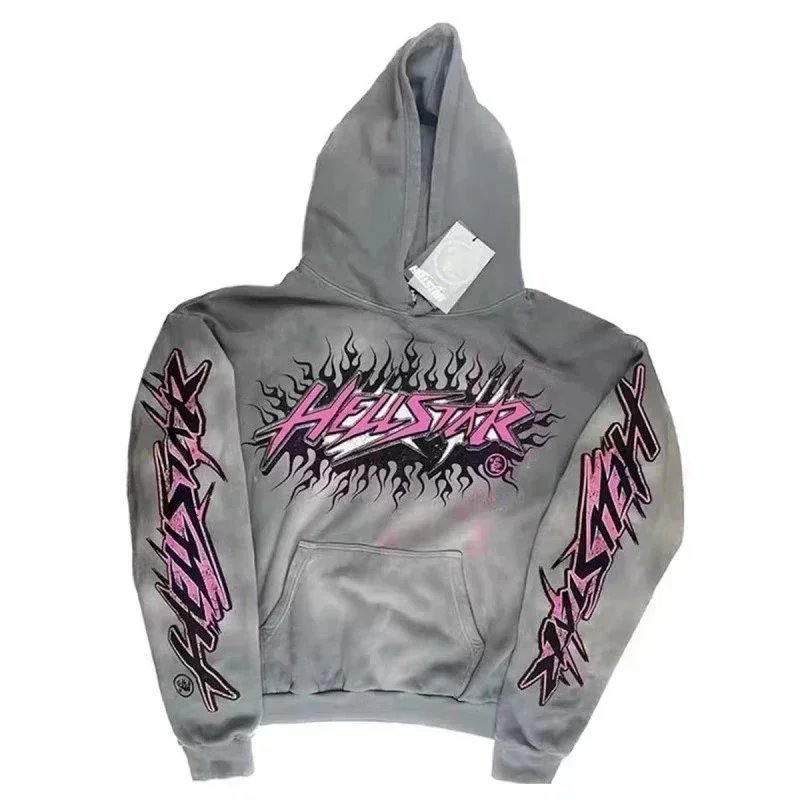 Hellstar Hoodies & Sweatshirts Graphic Pullover Hoodie — ALBB-LMWY-0048
