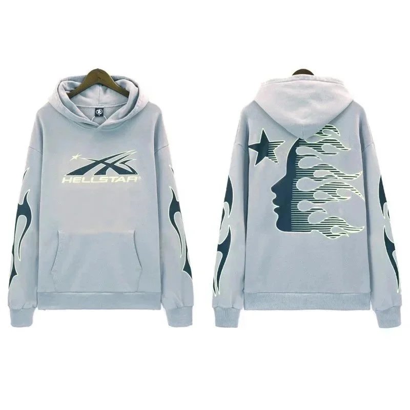 Hellstar Hoodies & Sweatshirts Graphic Pullover Hoodie — ALBB-LMWY-0056
