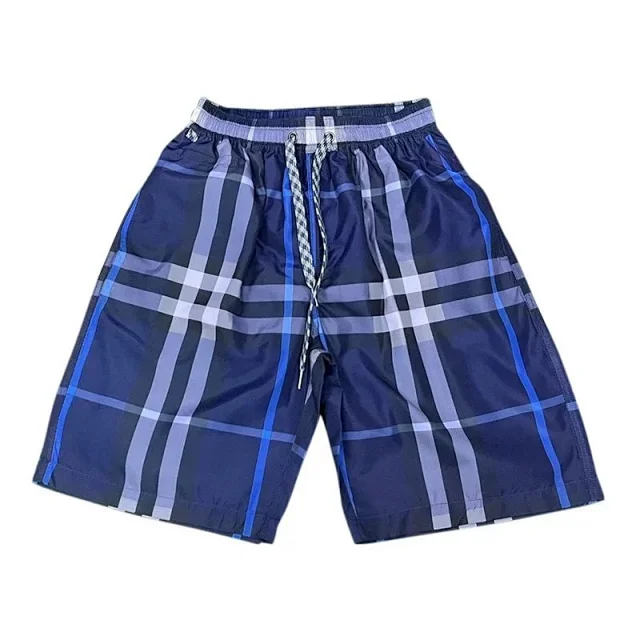 Burberry Shorts Check Print Drawstring product detail image 5