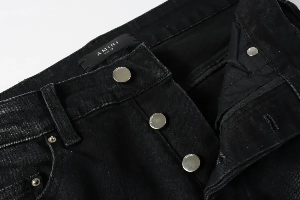 Gallery Dept. Distressed Washed Black Jeans - 5