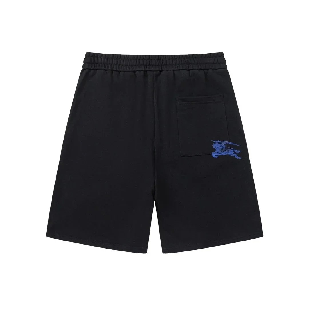 Burberry Shorts Drawstring with Equestrian Knight and check details image 2