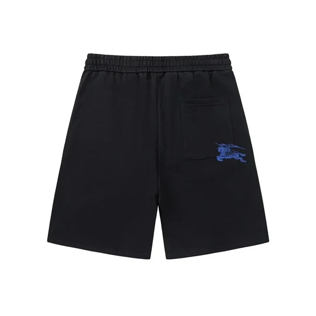 Burberry Shorts Drawstring with Equestrian Knight and check details product detail image 3