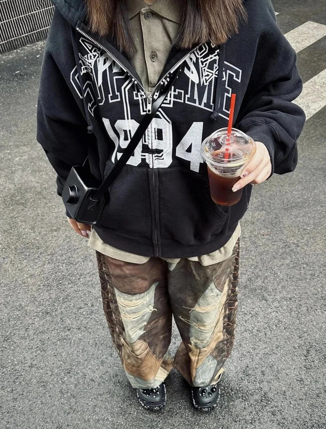 Saint Michael 1964 Graphic Zip-Up Hoodies product photo 3