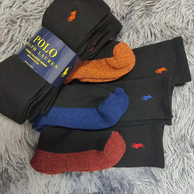 Polo Ralph Lauren Socks Classic Sport ribbed crew product detail image 7