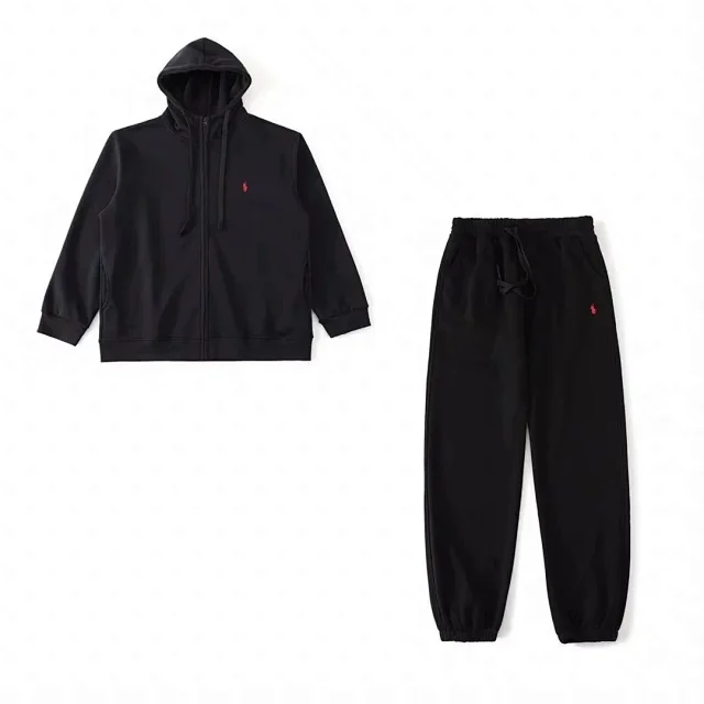 Polo Ralph Lauren Matching Sets Embroidered Pony Zip-Up Hoodie and Jogger Set product detail image 4