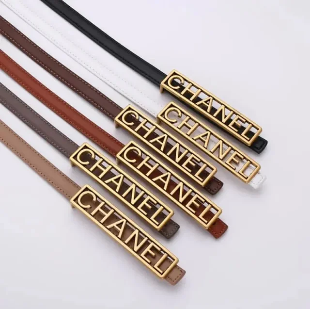 Chanel Belts Interlocking CC Buckle Belt product detail image 4