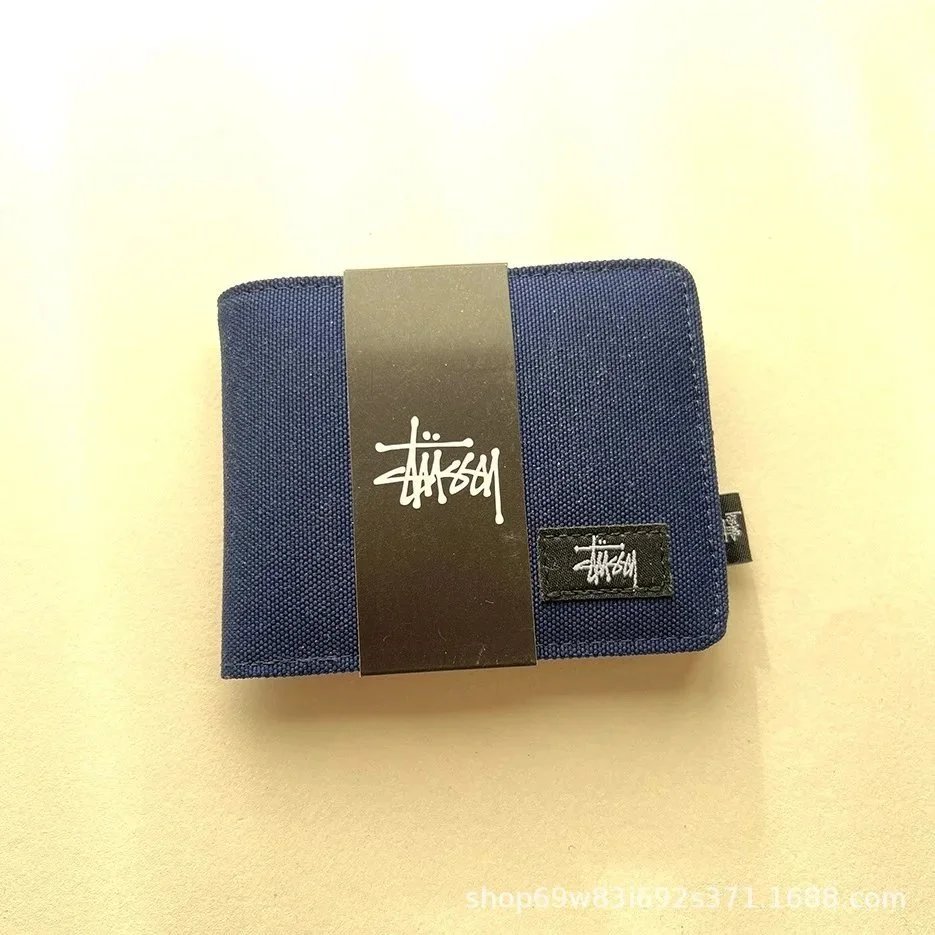 西图短钱包  蓝色 无盒