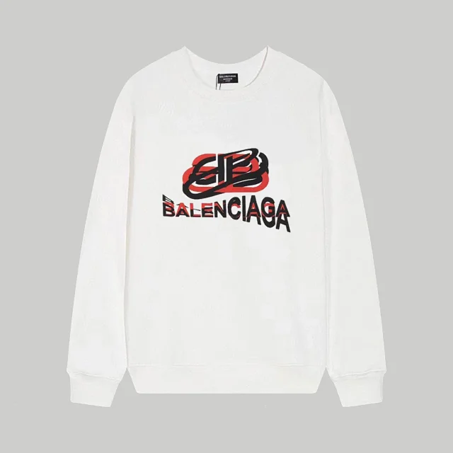 Balenciaga Hoodies & Sweatshirts Graphic Logo Crewneck Sweatshirt product detail image 4