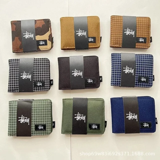 Stüssy Wallets & Card Holders Canvas Bifold Wallet product detail image 6
