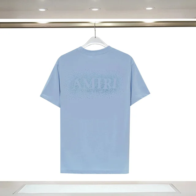 AMIRI T-Shirts Short-Sleeve Crew-Neck Logo-Print product detail image 3