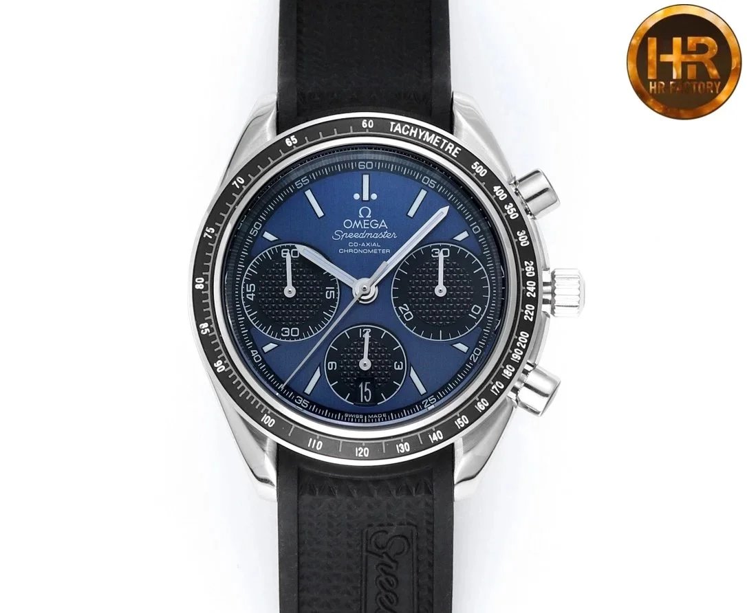 Omega Speedmaster Chronograph Black Dial Mechanical Watch - 6