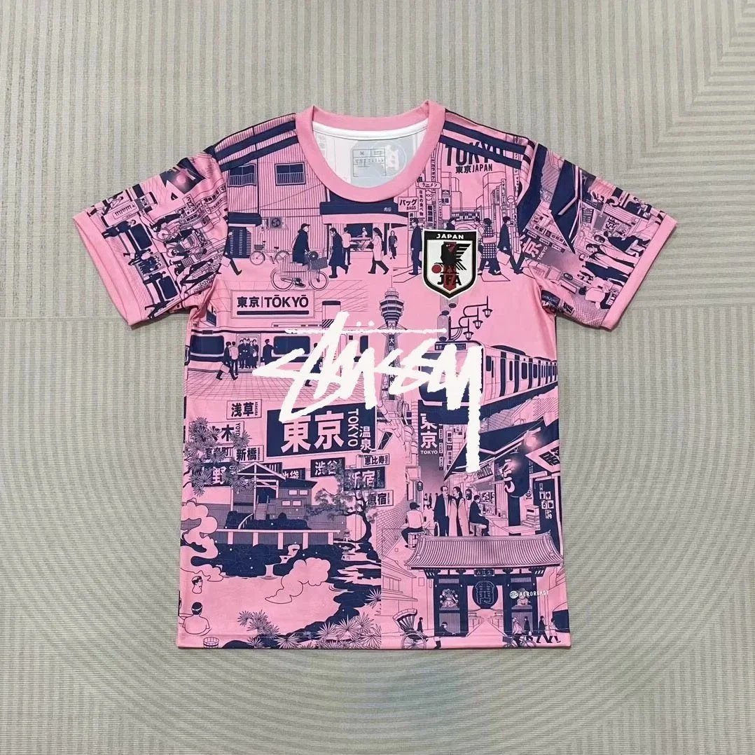 日本东京粉蓝签名版.