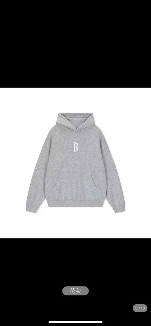 Givenchy Hoodies & Sweatshirts Hooded Pullover with Kangaroo Pocket and Monogram Print product detail image 5