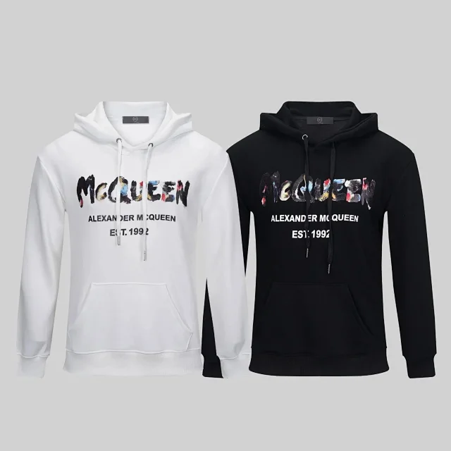 Alexander McQueen Hoodies & Sweatshirts Logo Graphic Pullover Hoodie product detail image 3