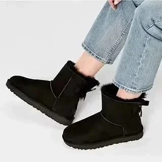 UGG Boots Shearling ankle with button or bow details product detail image 7