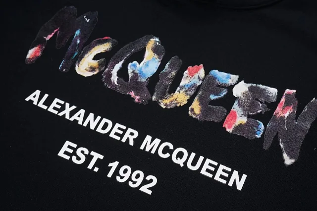 Alexander McQueen Hoodies & Sweatshirts Logo Graphic Pullover Hoodie product detail image 22