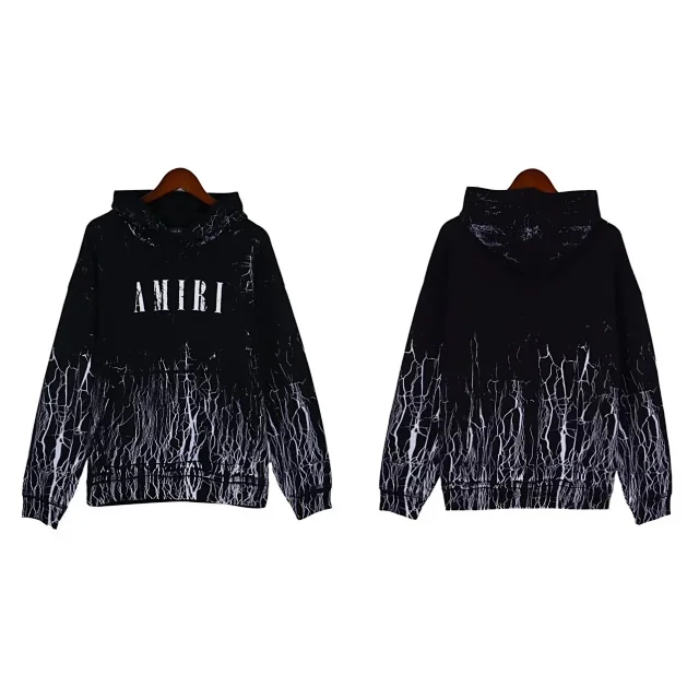 AMIRI Hoodies & Sweatshirts Logo Print Pullover Hoodie product detail image 2