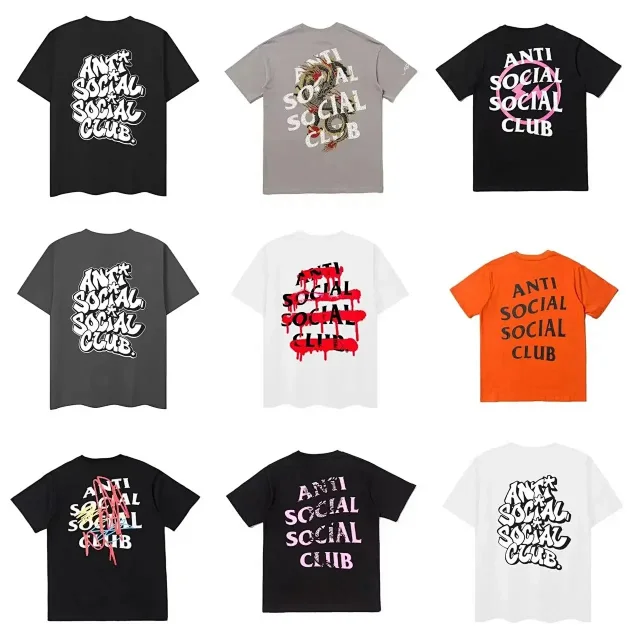 Anti Social Club T-Shirts Dragon Graphic product detail image 1