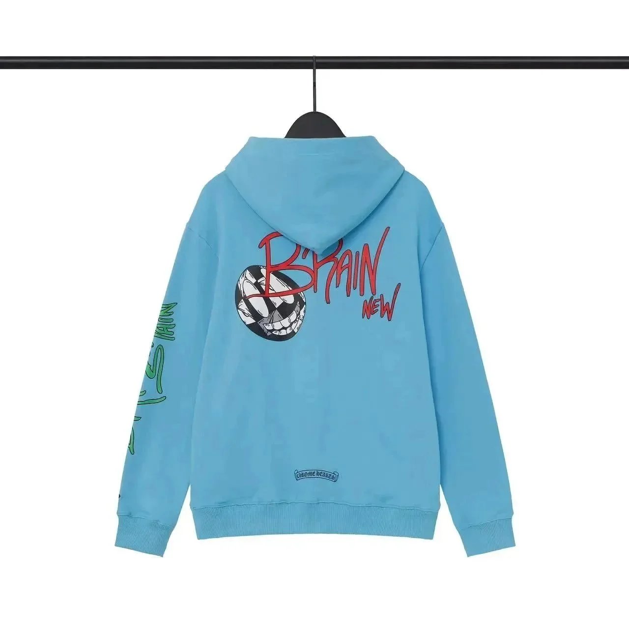 Chrome Hearts Floral Cross Hoodie Black - 4