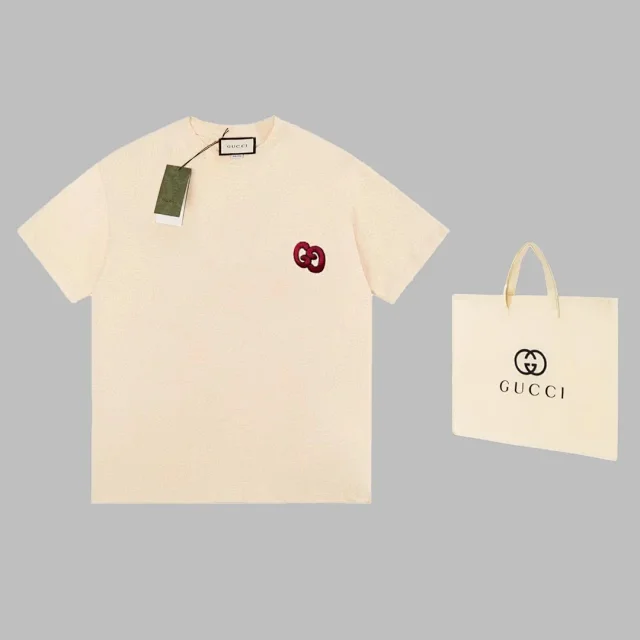 Gucci T-Shirts Short-Sleeve Graphic Print product detail image 3