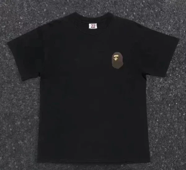 A Bathing Ape ABC Logo Graphic Print Black T-Shirt - 11