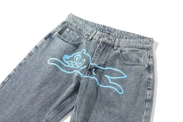 Unbranded Jeans Straight-Leg with Cartoon Graphic product detail image 8