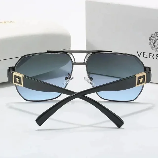 Versace Eyewear Double-bridge aviator sunglasses product detail image 4