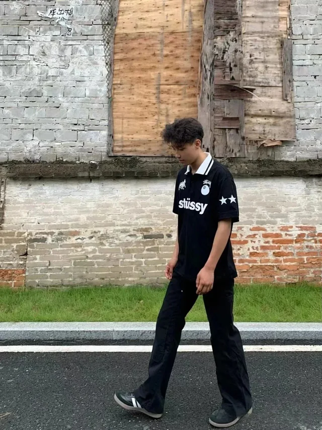 Stüssy Shirts World Tour Polo Shirt product detail image 4