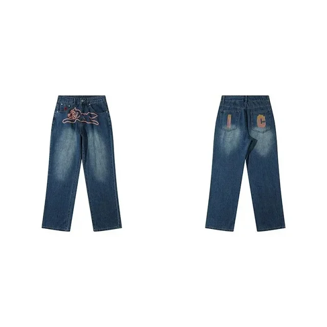 Unbranded Jeans Straight-Leg with Cartoon Graphic product detail image 7