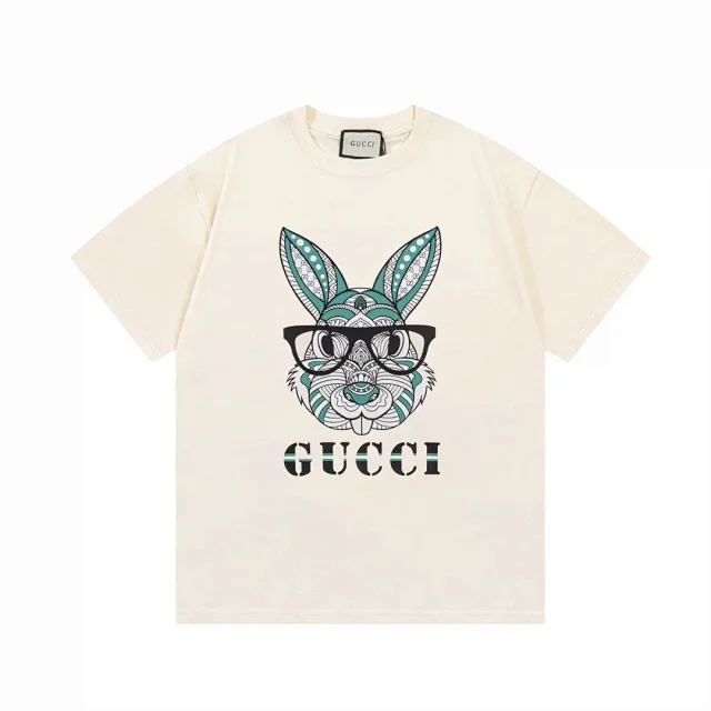 Gucci T-Shirts Short-Sleeve Graphic Print product detail image 5