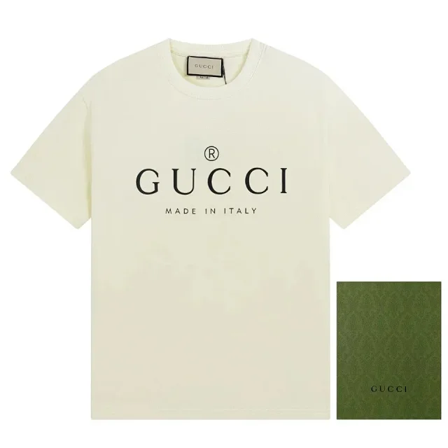 Gucci T-Shirts Short-Sleeve Graphic Print product detail image 7