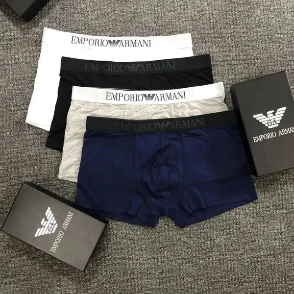 Emporio Armani Camouflage Print Boxer Briefs Multicolor Underwear - 7