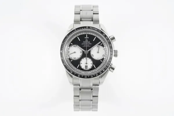 Omega Speedmaster Chronograph Black Dial Steel Watch - 1