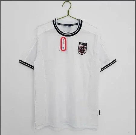 England National Team Retro Jersey White - 1