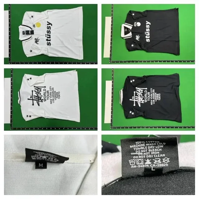 Stüssy Shirts World Tour Polo Shirt product detail image 2