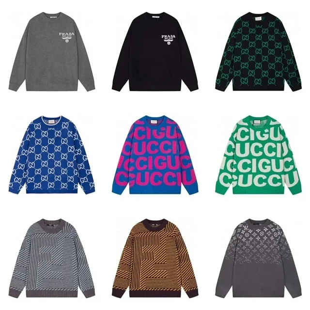 Gucci Knitwear Logo Knit Sweater product detail image 3
