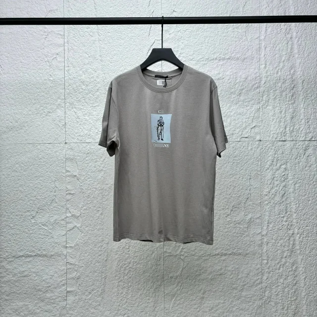 C.P. Company T-Shirts Crew-Neck Graphic Print Short-Sleeve T-Shirt product detail image 7